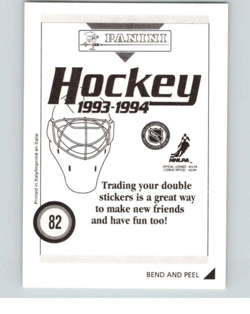 1993-94 Panini Stickers #82 Jaromir Jagr  Pittsburgh Penguins  V80509 Image 2