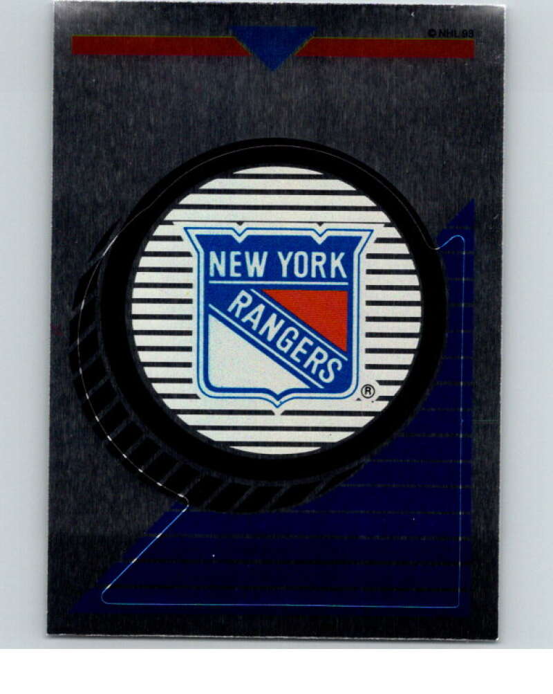 1993-94 Panini Stickers #89 Rangers Logo V80528 Image 1