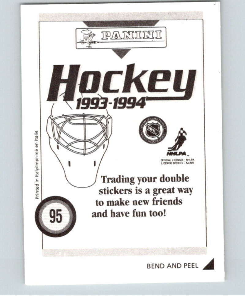 1993-94 Panini Stickers #95 Esa Tikkanen V80544 Image 2