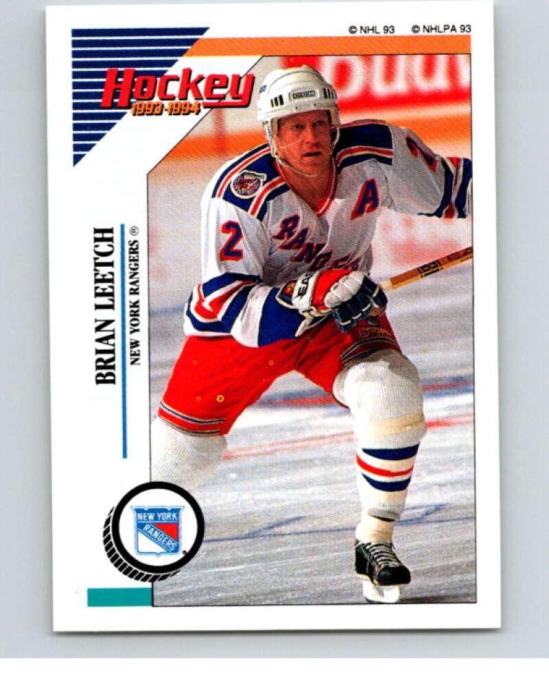 1993-94 Panini Stickers #96 Brian Leetch V80548 Image 1