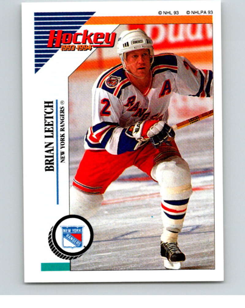 1993-94 Panini Stickers #96 Brian Leetch V80550 Image 1