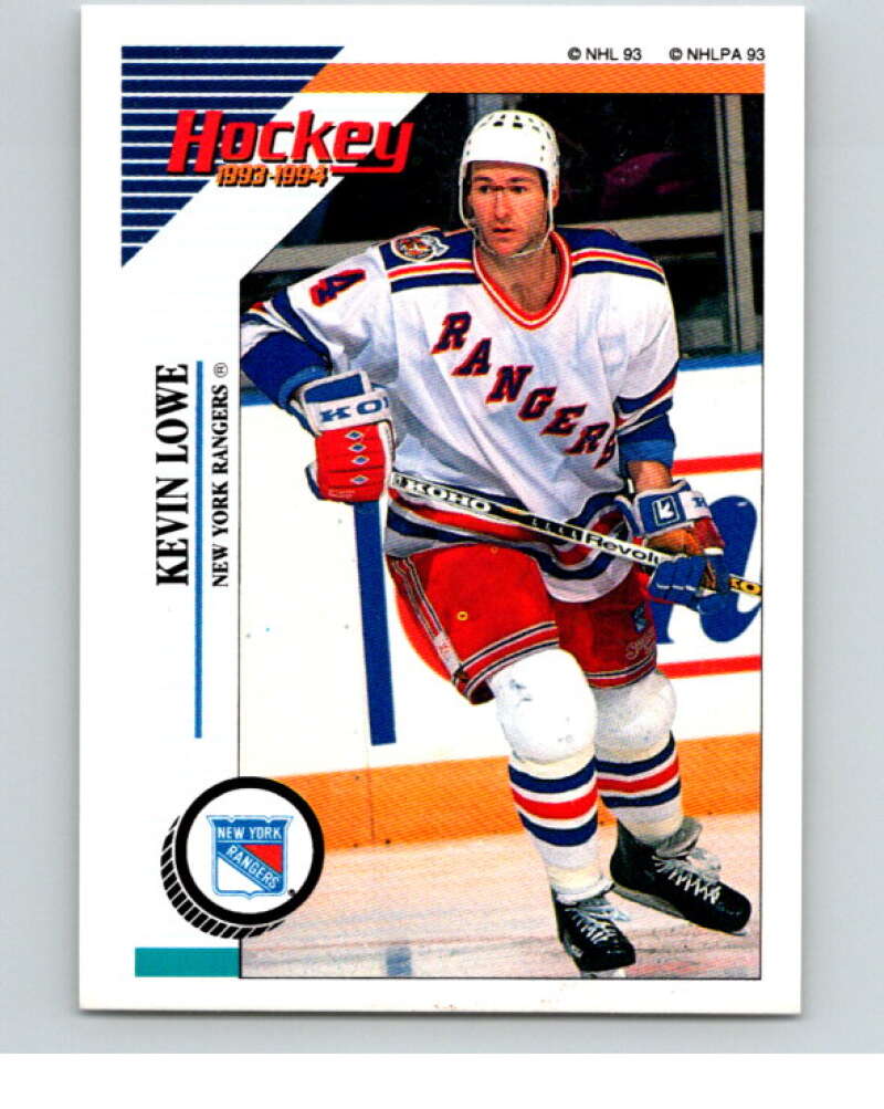 1993-94 Panini Stickers #97 Kevin Lowe New York Rangers V80552 Image 1