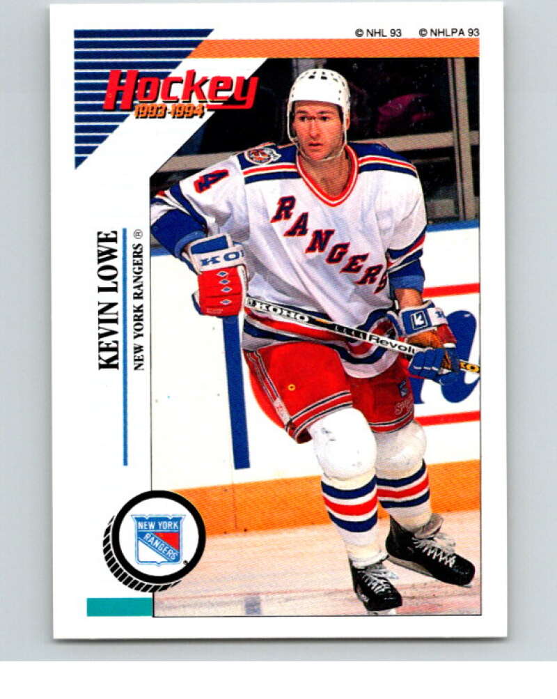 1993-94 Panini Stickers #97 Kevin Lowe New York Rangers V80554 Image 1