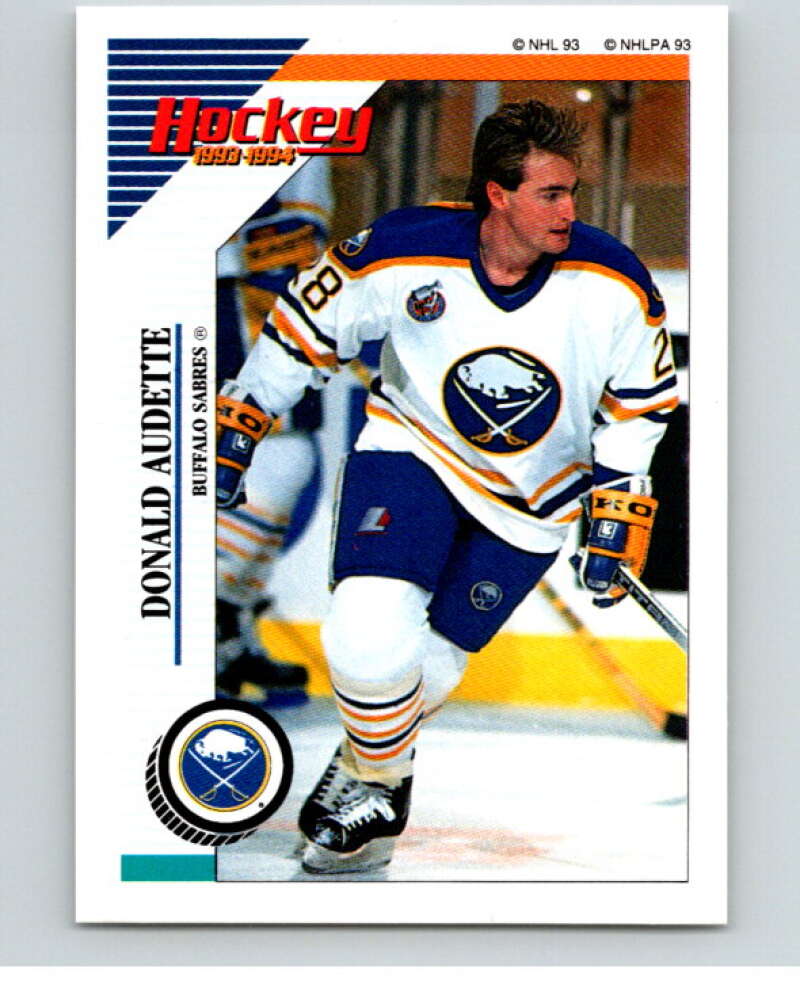 1993-94 Panini Stickers #103 Donald Audette Buffalo Sabres V80564 Image 1