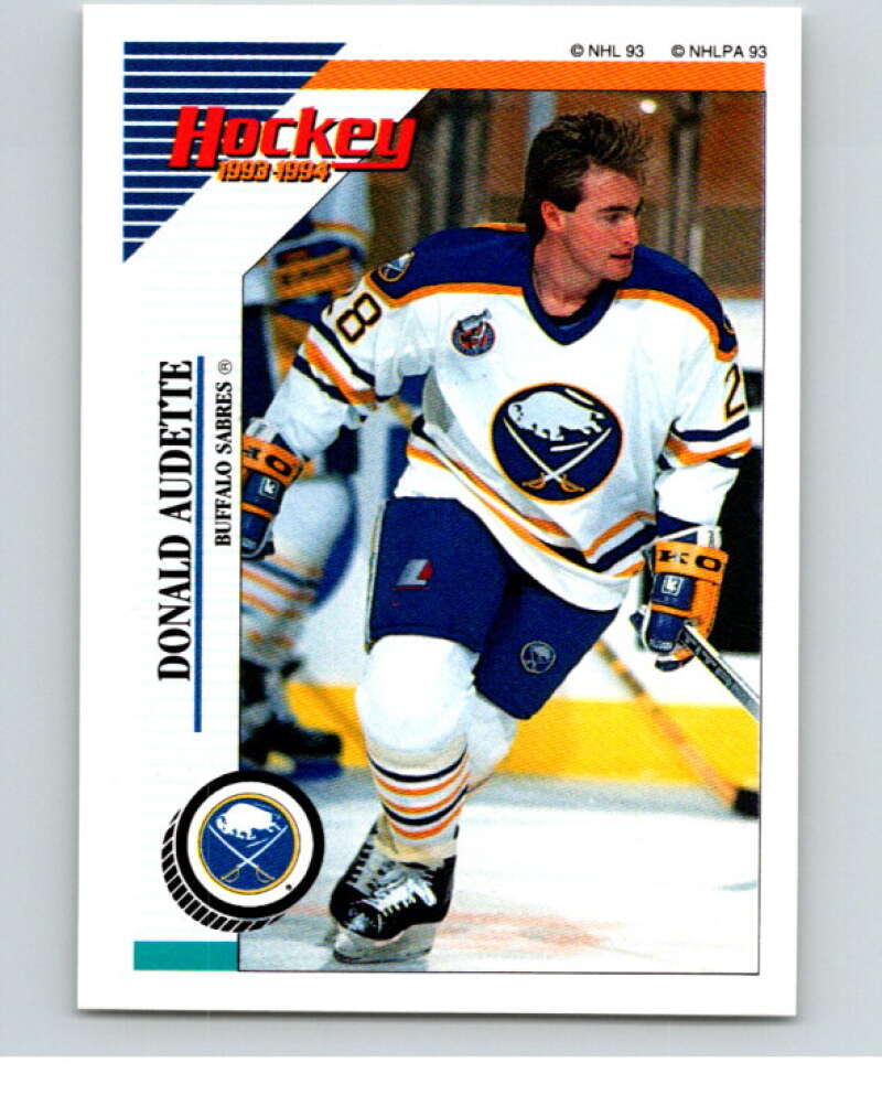 1993-94 Panini Stickers #103 Donald Audette Buffalo Sabres V80565 Image 1