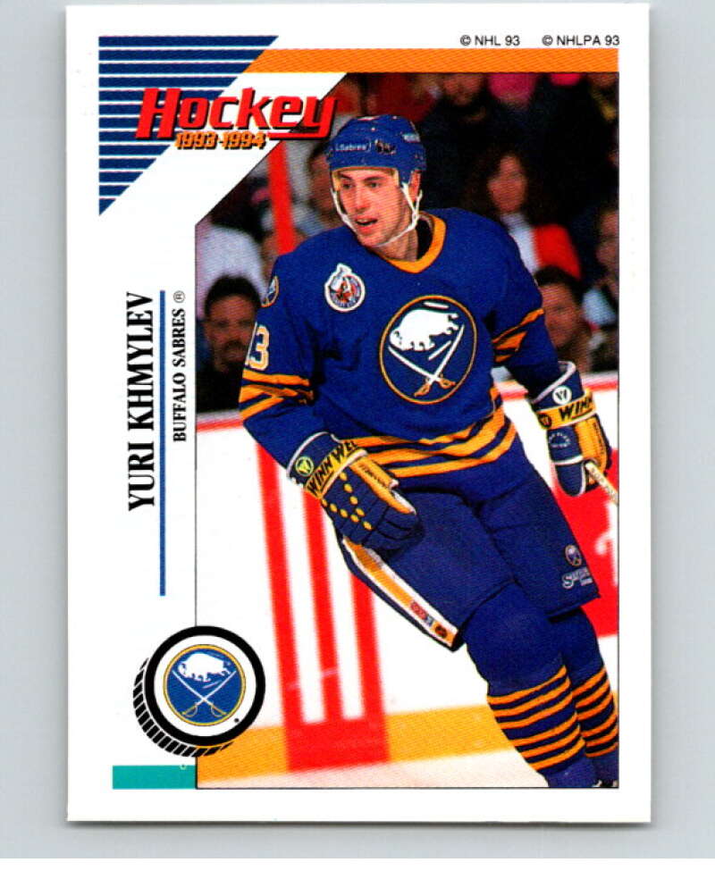 1993-94 Panini Stickers #106 Yuri Khmylev Buffalo Sabres V80569 Image 1