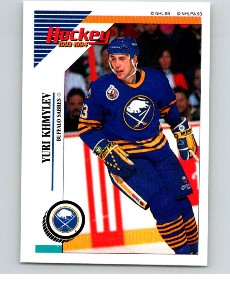 1993-94 Panini Stickers #106 Yuri Khmylev Buffalo Sabres V80570 Image 1
