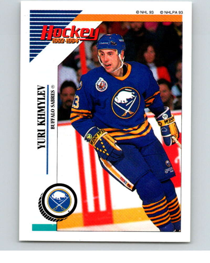 1993-94 Panini Stickers #106 Yuri Khmylev Buffalo Sabres V80571 Image 1