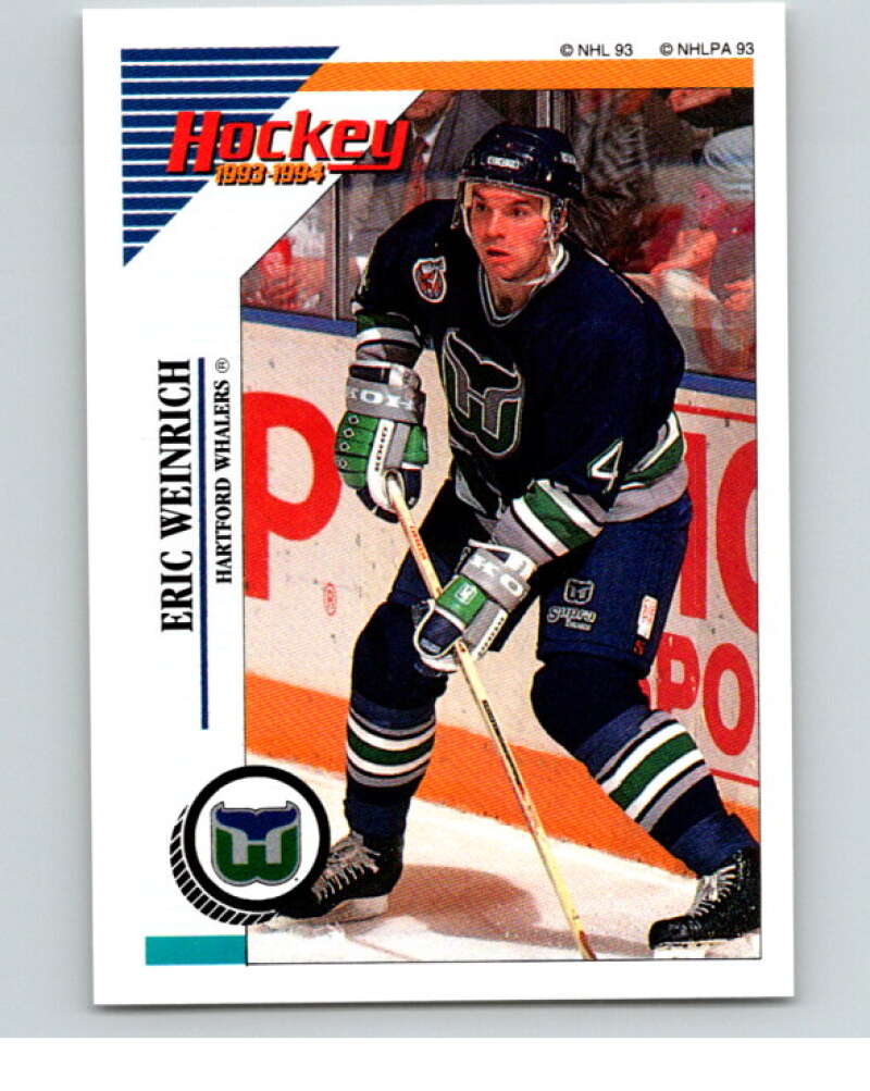 1993-94 Panini Stickers #130 Eric Weinrich V80600 Image 1