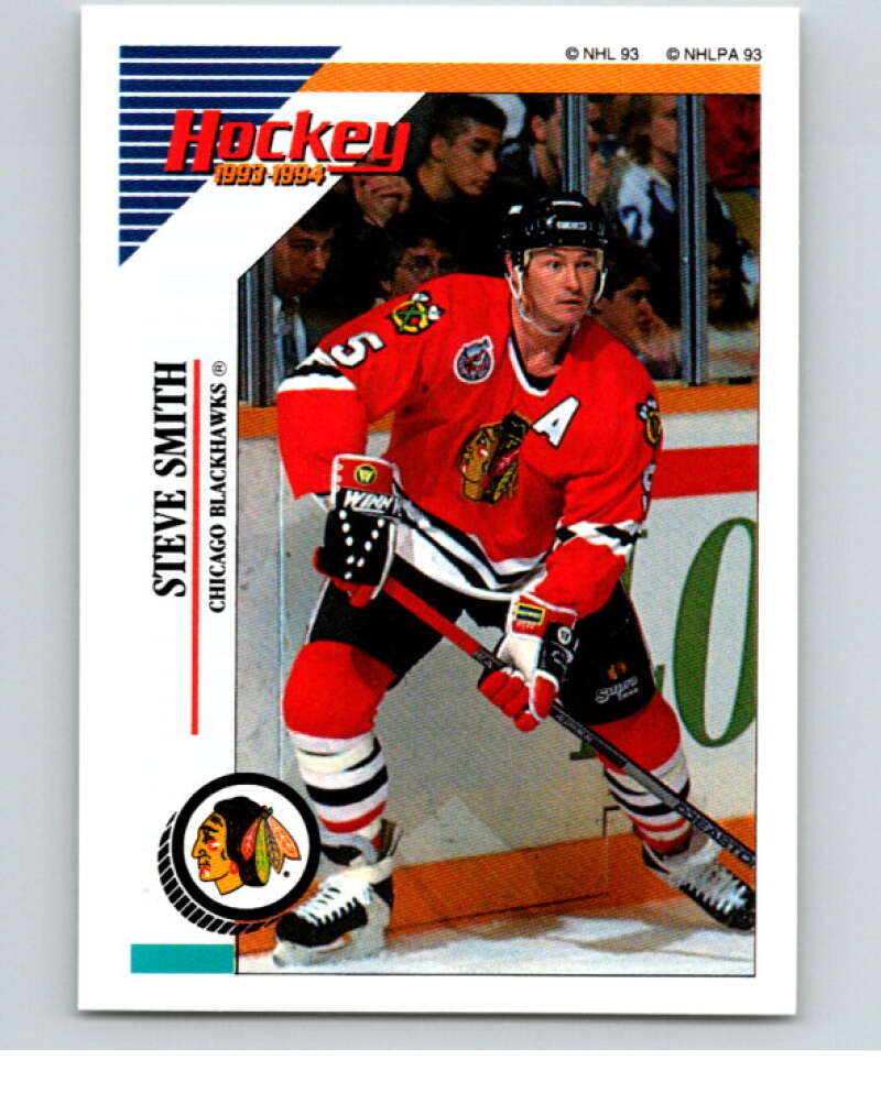 1993-94 Panini Stickers #154 Steve Smith Chicago Blackhawks V80632 Image 1