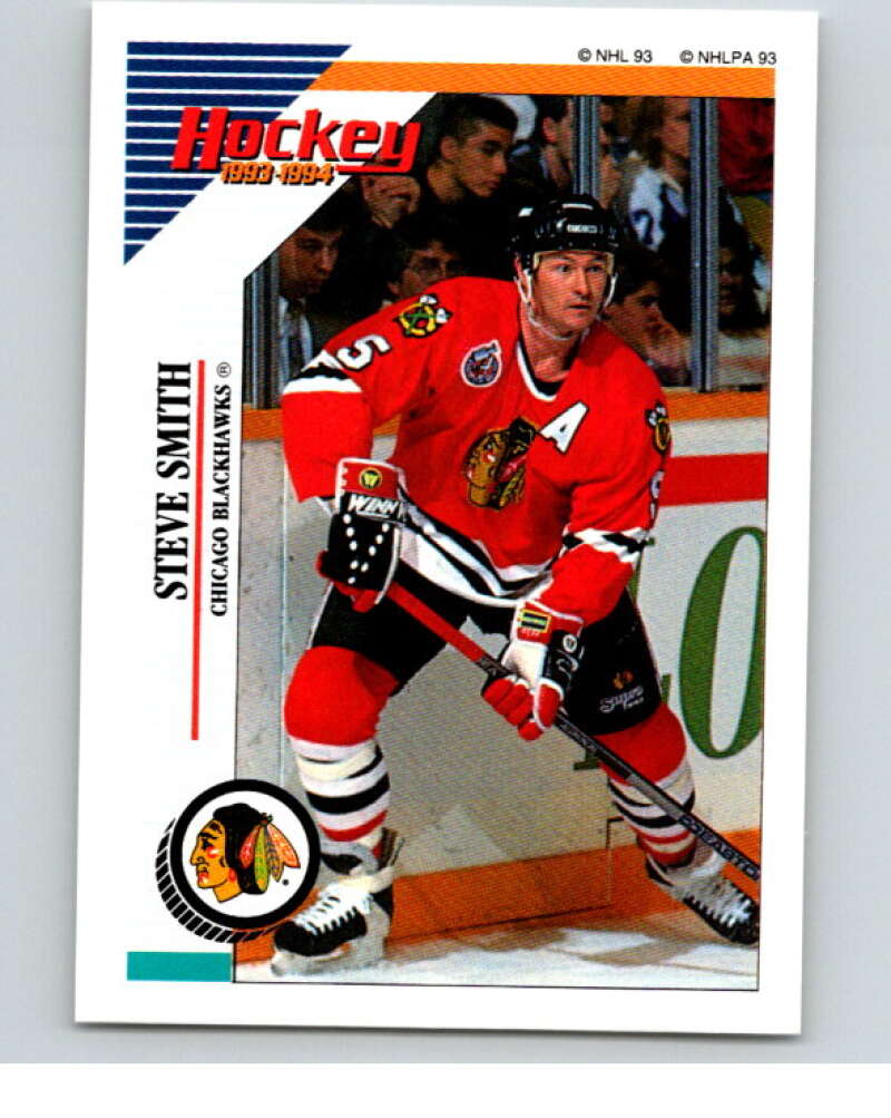 1993-94 Panini Stickers #154 Steve Smith Chicago Blackhawks V80633 Image 1