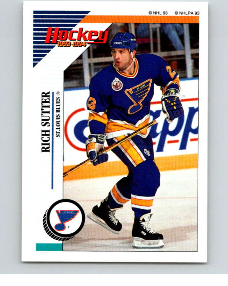 1993-94 Panini Stickers #160 Rich Sutter V80641 Image 1