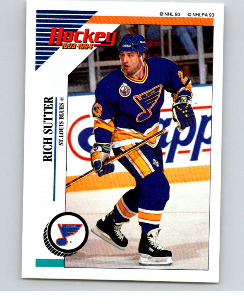 1993-94 Panini Stickers #160 Rich Sutter V80643 Image 1