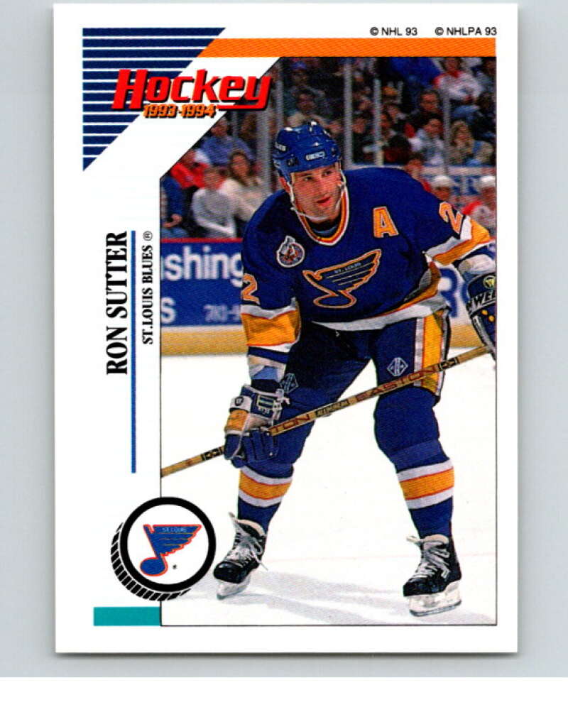 1993-94 Panini Stickers #161 Ron Sutter V80644 Image 1