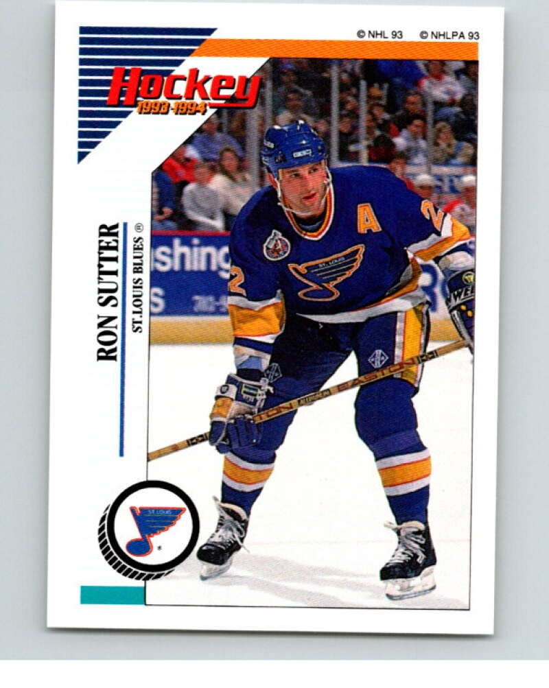1993-94 Panini Stickers #161 Ron Sutter V80645 Image 1
