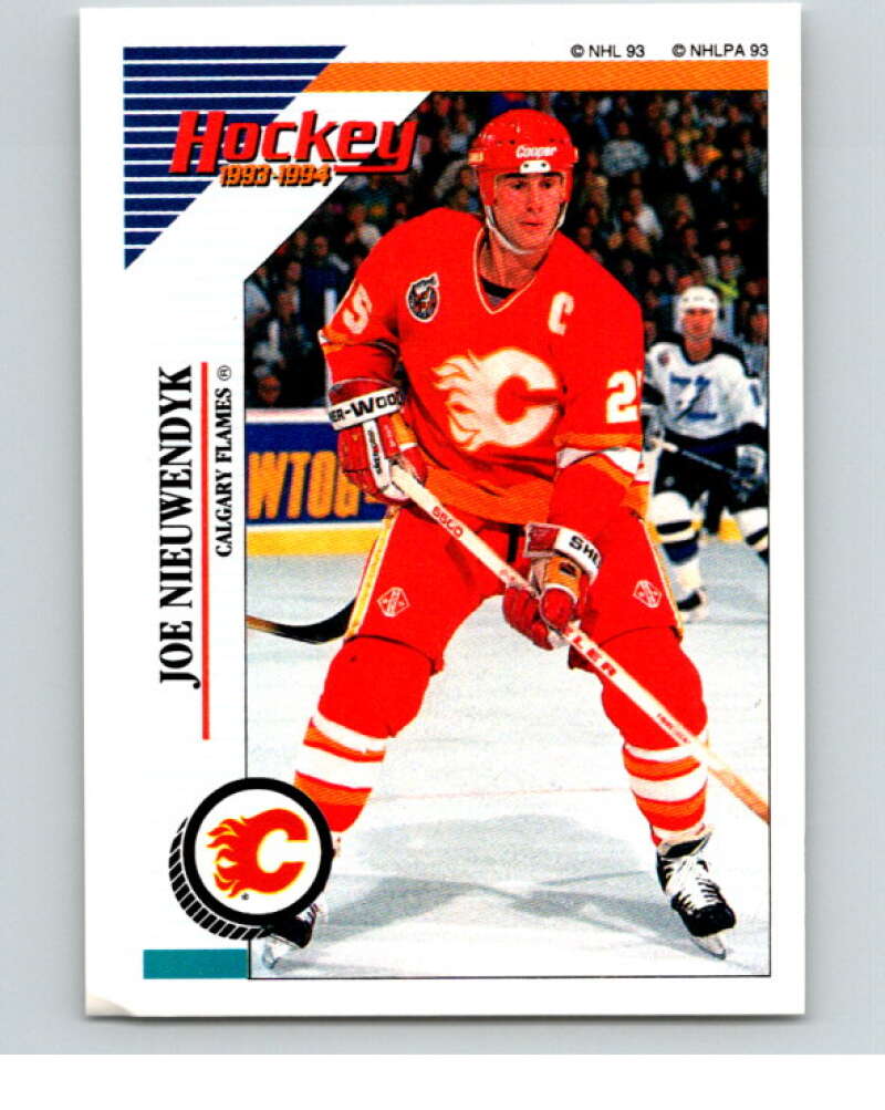 1993-94 Panini Stickers #182 Joe Nieuwendyk Calgary Flames V80665 Image 1