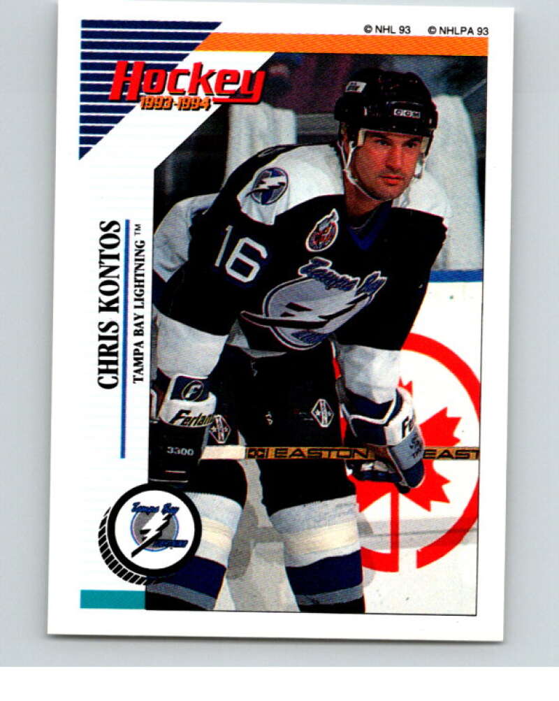 1993-94 Panini Stickers #213 Chris Kontos Tampa Bay Lightning V80708 Image 1
