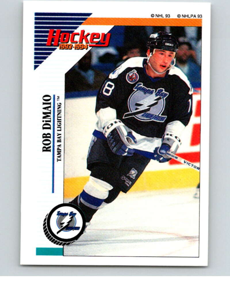 1993-94 Panini Stickers #218 Rob DiMaio Tampa Bay Lightning V80713 Image 1