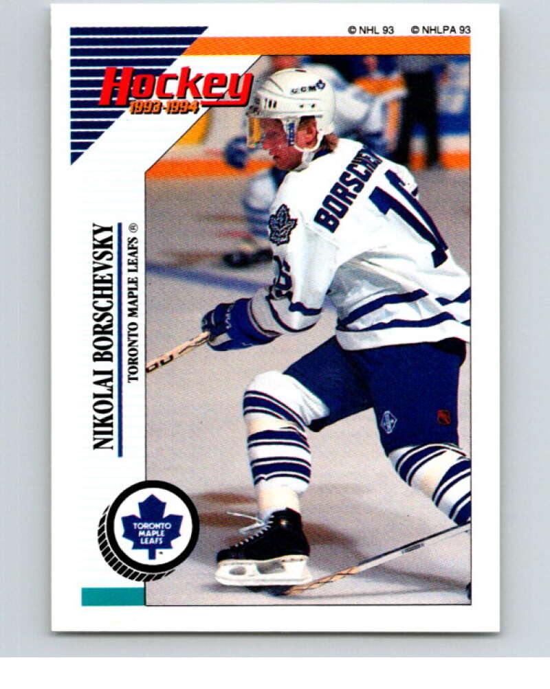 1993-94 Panini Stickers #224 Nikolai Borschevsky Toronto Maple Leafs V80725 Image 1