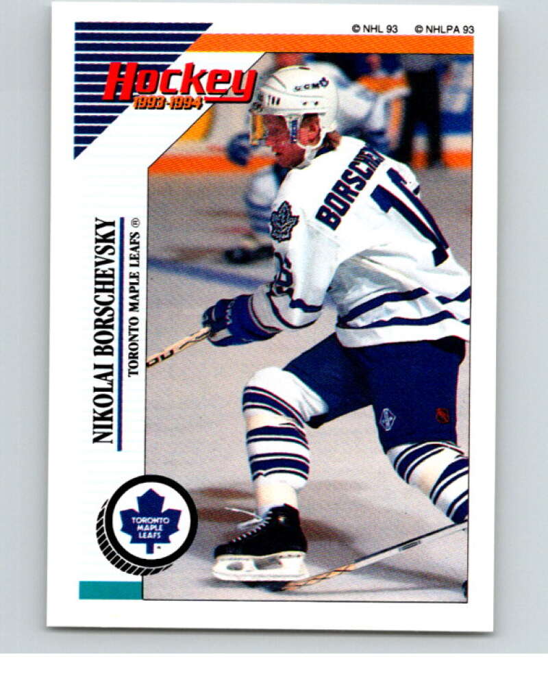 1993-94 Panini Stickers #224 Nikolai Borschevsky Toronto Maple Leafs V80726 Image 1