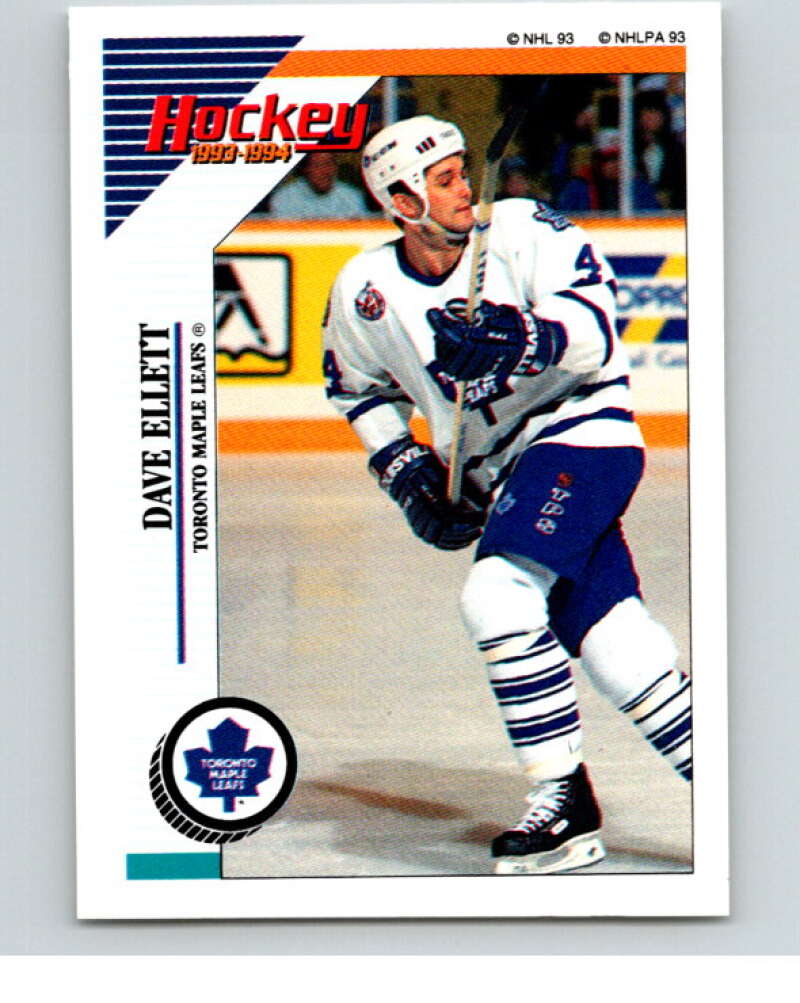 1993-94 Panini Stickers #231 Dave Ellett Toronto Maple Leafs V80733 Image 1