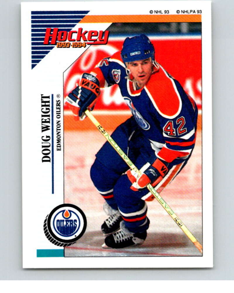 1993-94 Panini Stickers #235 Doug Weight Edmonton Oilers V80736 Image 1