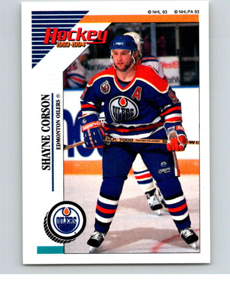 1993-94 Panini Stickers #236 Shayne Corson Edmonton Oilers V80737 Image 1