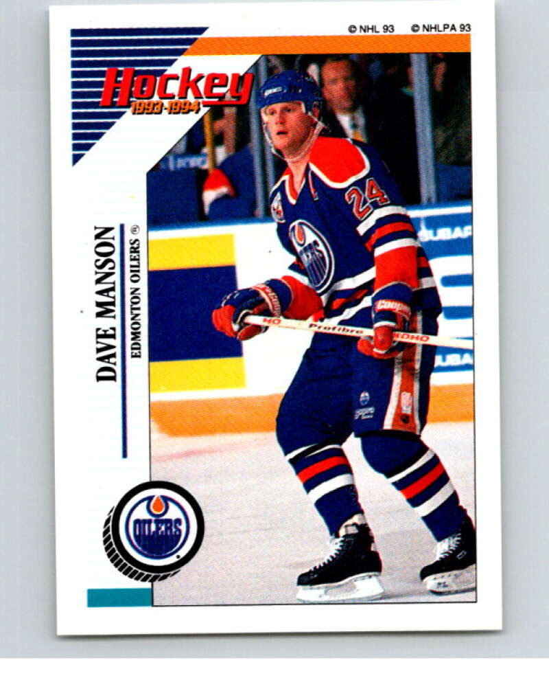 1993-94 Panini Stickers #242 Dave Manson V80742 Image 1