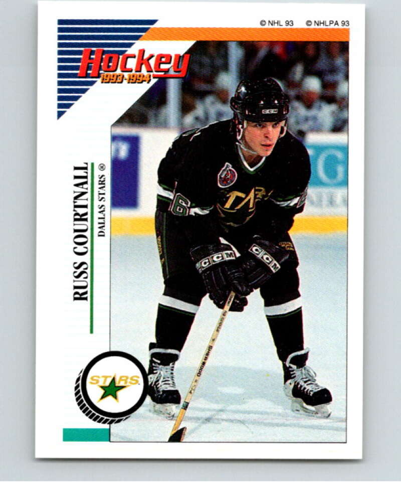 1993-94 Panini Stickers #268 Russ Courtnall Dallas Stars V80773 Image 1