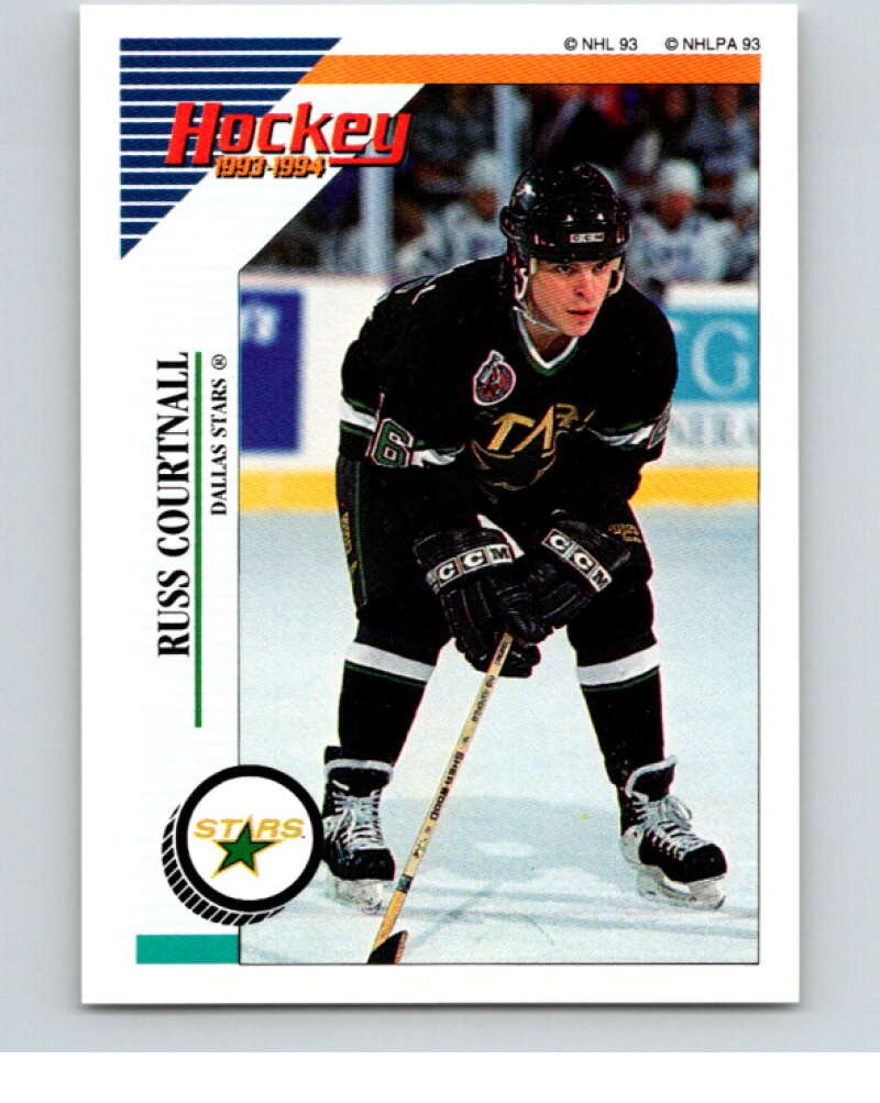 1993-94 Panini Stickers #268 Russ Courtnall Dallas Stars V80774 Image 1