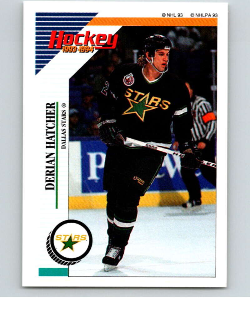 1993-94 Panini Stickers #274 Derian Hatcher Dallas Stars V80782 Image 1
