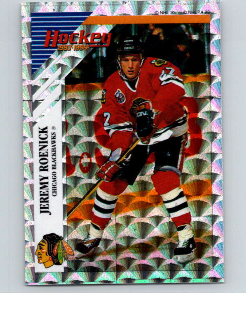 1993-94 Panini Stickers #M Jeremy Roenick Chicago Blackhawks V80800 Image 1