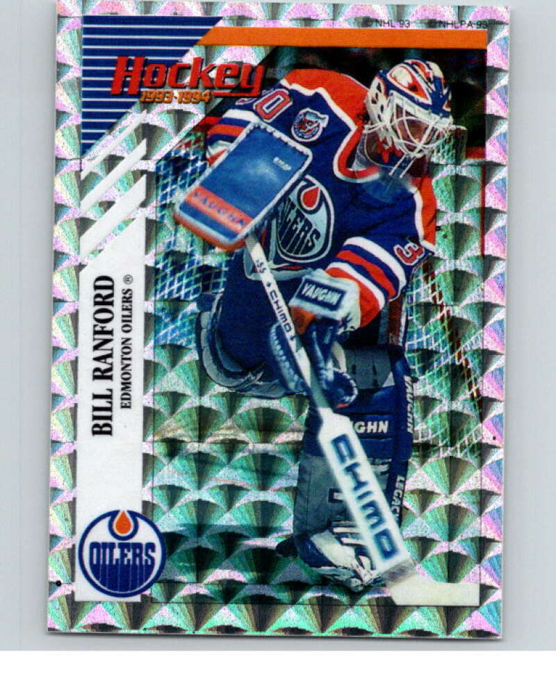 1993-94 Panini Stickers #U Bill Ranford Edmonton Oilers V80810 Image 1