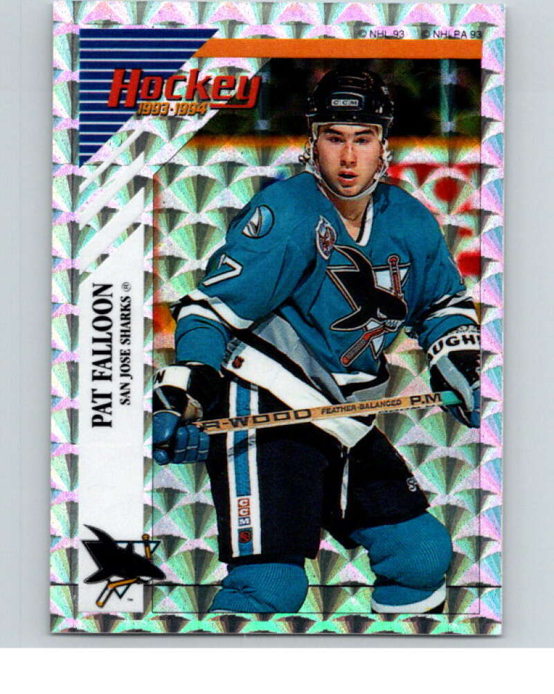 1993-94 Panini Stickers #W Pat Falloon San Jose Sharks V80813 Image 1