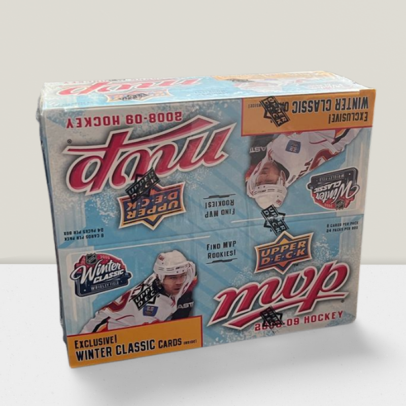 2008-09 Upper Deck MVP Winter Classic Exclusive Retail Box - 24 Packs Box Image 1