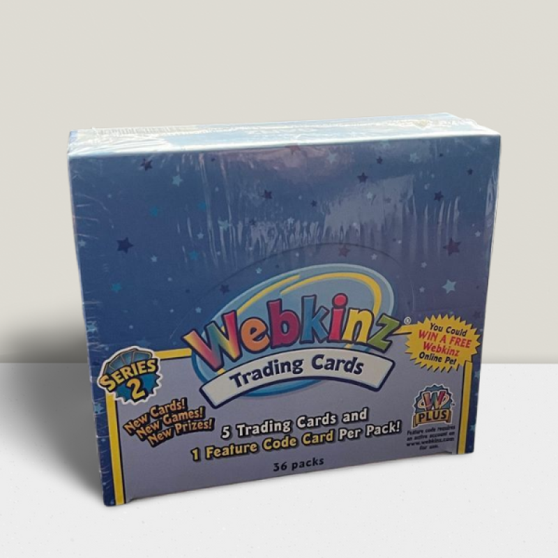 2000 Ganz Webkinz Trading Cards Series 2 Hobby Box - 36 Packs Per Box Image 1