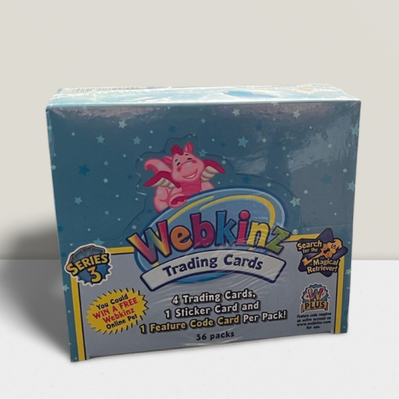 2000 Ganz Webkinz Trading Cards Series 3 Hobby Box - 36 Packs Per Box Image 1
