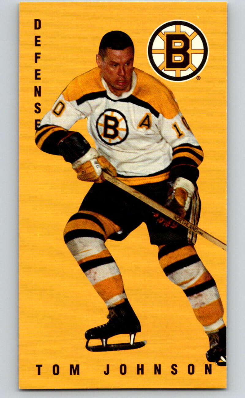 1994-95 Parkhurst Tall Boys #12 Tom Johnson Boston Bruins V80848 Image 1