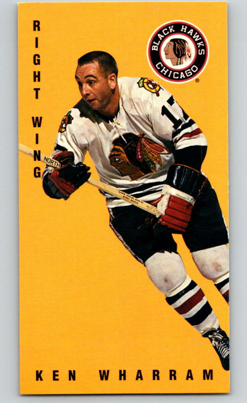 1994-95 Parkhurst Tall Boys #23 Ken Wharram Blackhawks V80877 Image 1