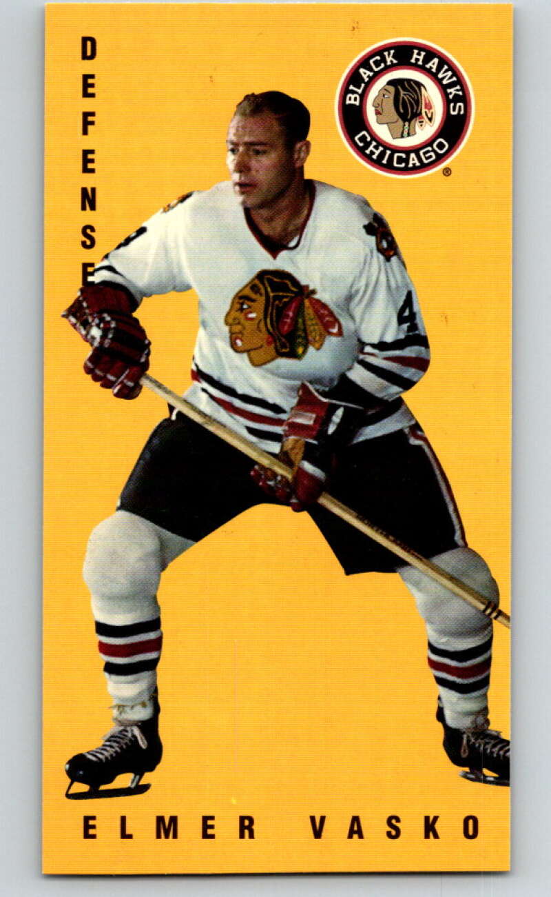 1994-95 Parkhurst Tall Boys #30 Elmer Vasko Blackhawks V80898 Image 1