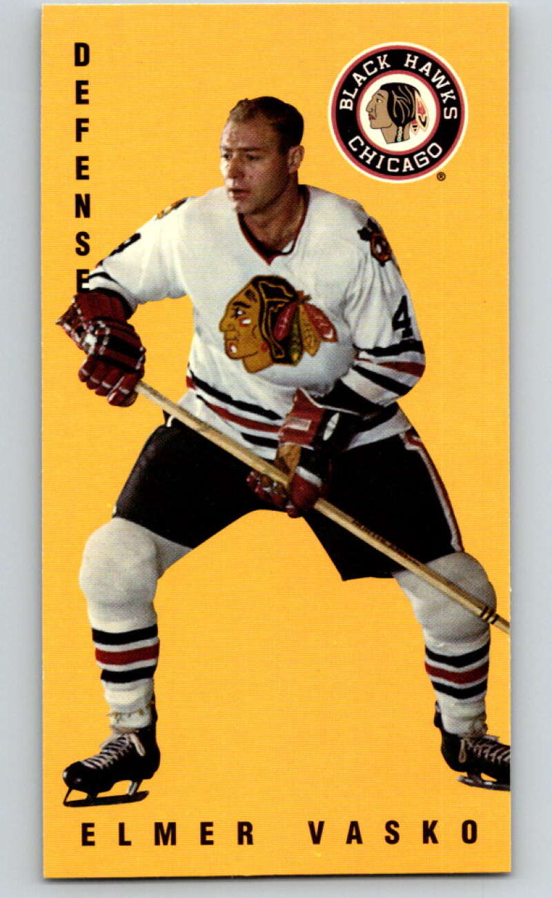 1994-95 Parkhurst Tall Boys #30 Elmer Vasko Blackhawks V80899 Image 1