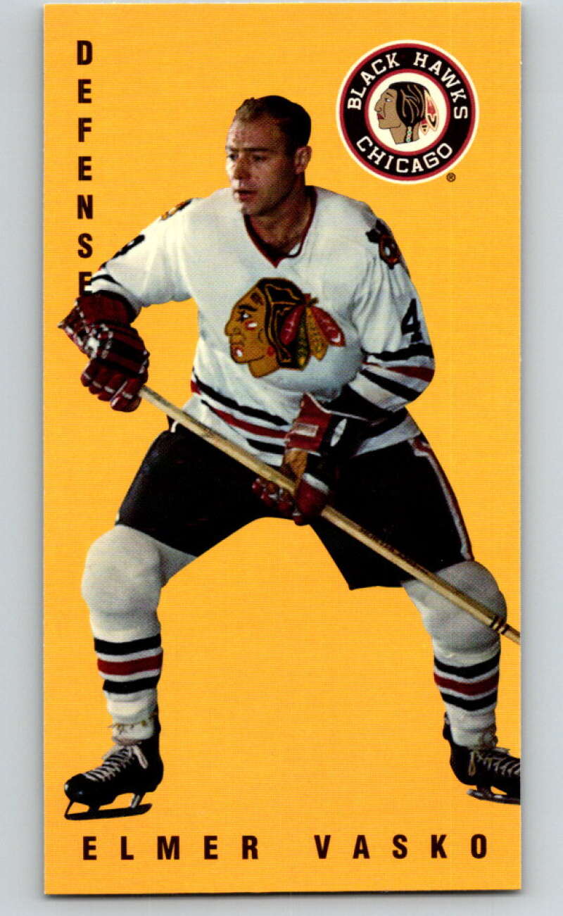 1994-95 Parkhurst Tall Boys #30 Elmer Vasko Blackhawks V80901 Image 1