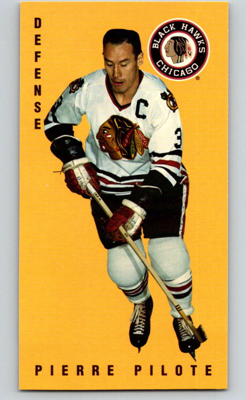 1994-95 Parkhurst Tall Boys #31 Pierre Pilote Blackhawks V80903 Image 1