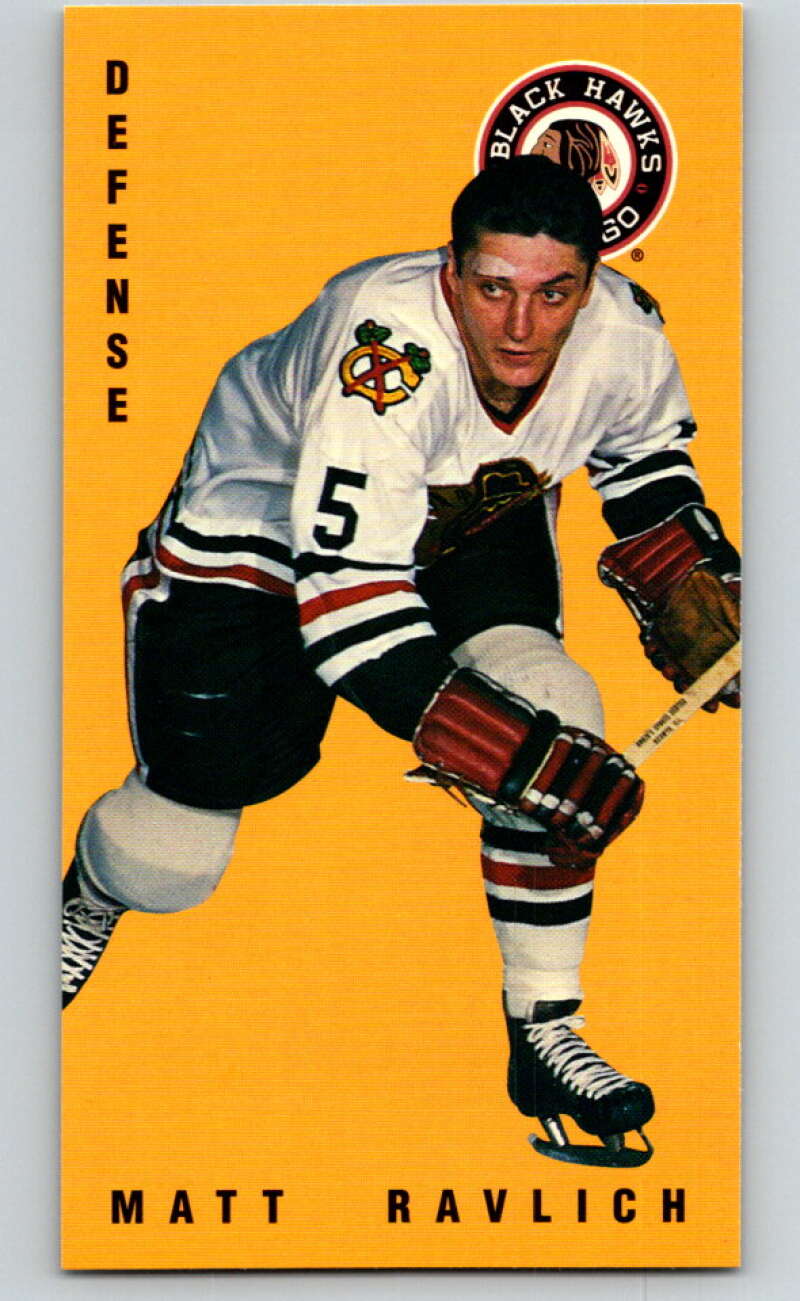 1994-95 Parkhurst Tall Boys #35 Matt Ravlich Blackhawks V80909 Image 1