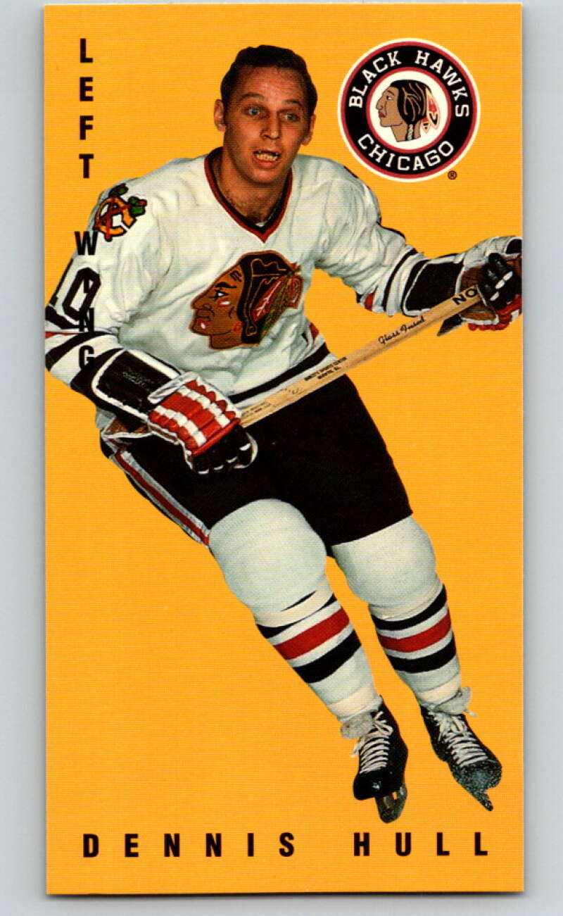 1994-95 Parkhurst Tall Boys #39 Dennis Hull Blackhawks V80923 Image 1