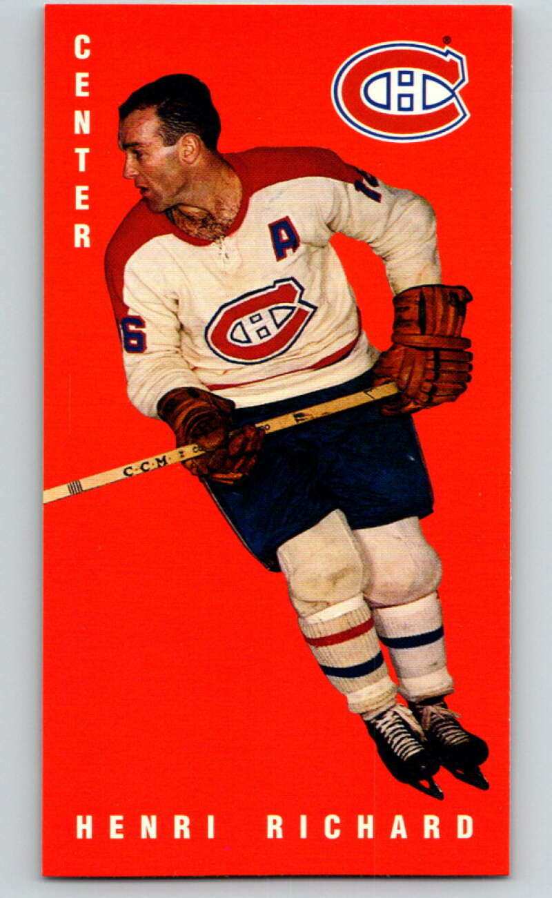 1994-95 Parkhurst Tall Boys #67 Henri Richard Canadiens V80996 Image 1