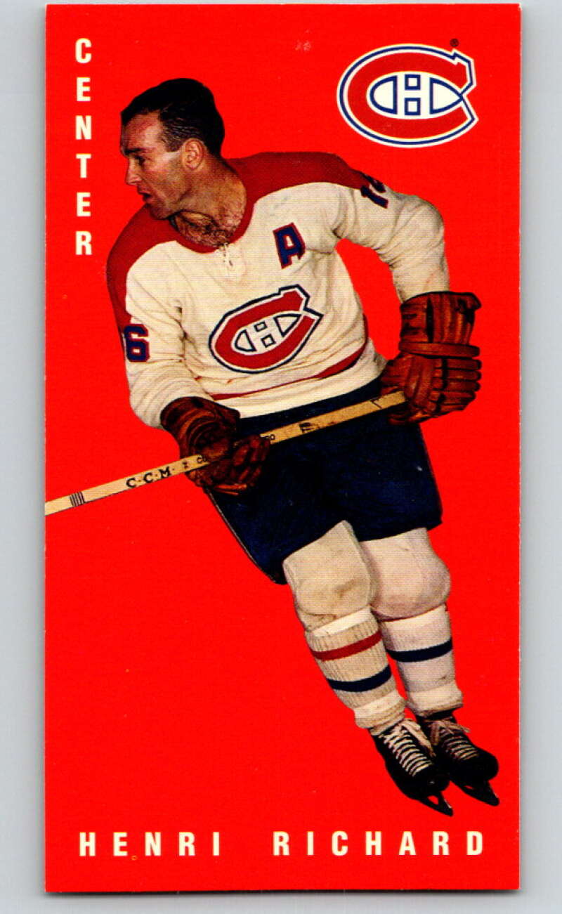 1994-95 Parkhurst Tall Boys #67 Henri Richard Canadiens V80997 Image 1