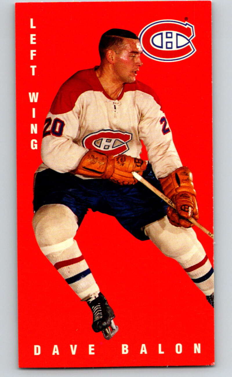 1994-95 Parkhurst Tall Boys #68 Dave Balon Canadiens V80999 Image 1