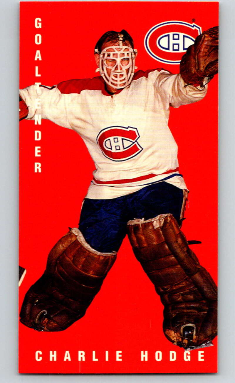 1994-95 Parkhurst Tall Boys #82 Charlie Hodge Canadiens V81040 Image 1