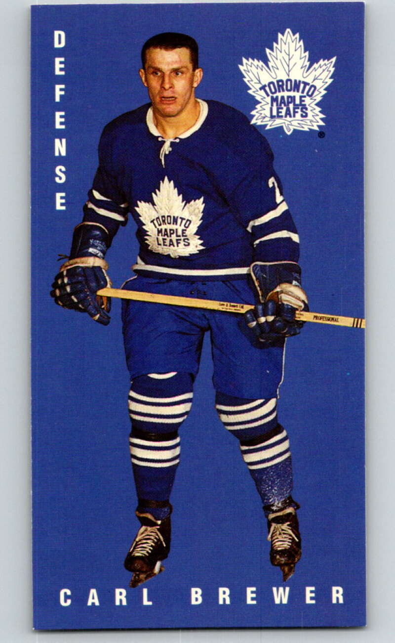 1994-95 Parkhurst Tall Boys #114 Carl Brewer Maple Leafs V81119 Image 1